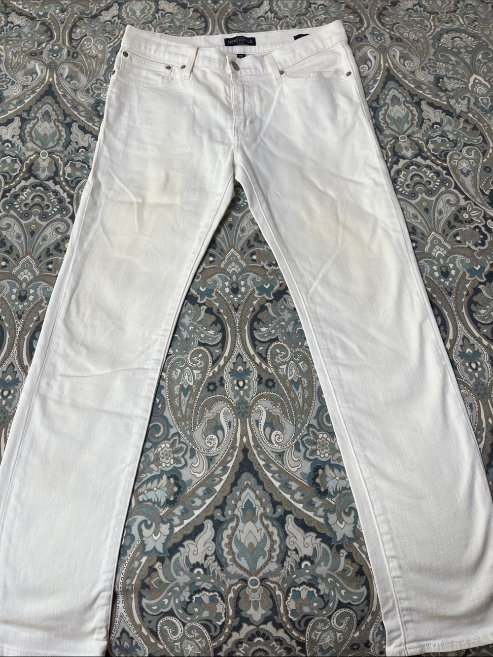 J. Crew Women's Skinny White Jeans